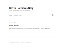 Tablet Screenshot of kevinholman.com